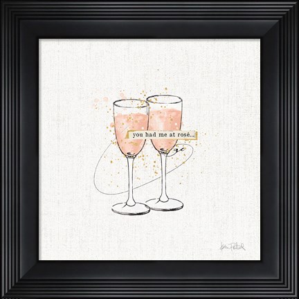Framed Thoughtful Vines II Print