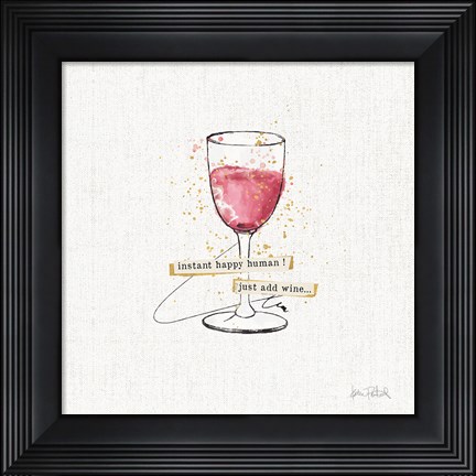 Framed Thoughtful Vines III Print