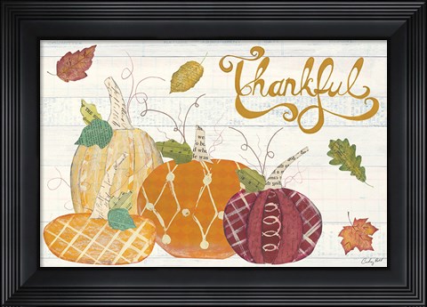 Framed Autumn Bounty V Print