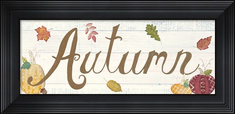 Framed Autumn Bounty IV Print