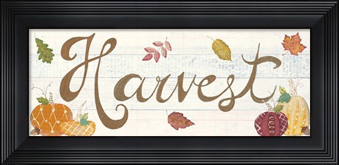 Framed Autumn Bounty III Print