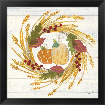 Framed Autumn Bounty II Print