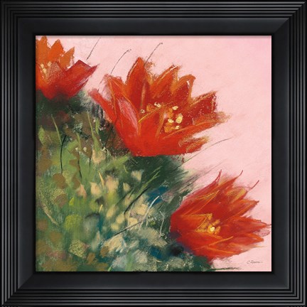Framed Blooming Succulent IV Print
