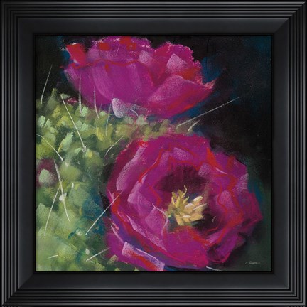 Framed Blooming Succulent III Print