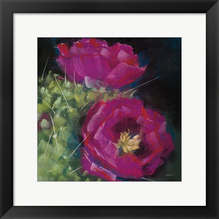 Framed Blooming Succulent III Print