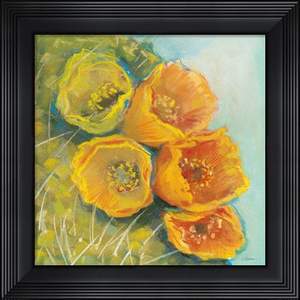 Framed Blooming Succulent II Print