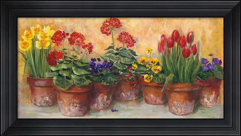Framed Spring in the Greenhouse Print