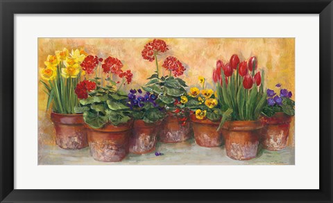 Framed Spring in the Greenhouse Print