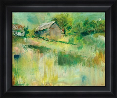 Framed September Barns Print