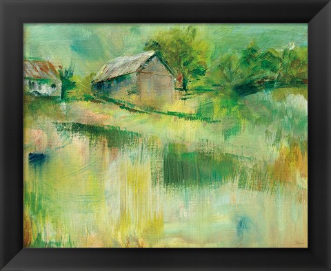 Framed September Barns Print