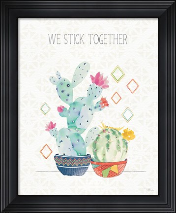 Framed Sweet Succulents IV Print
