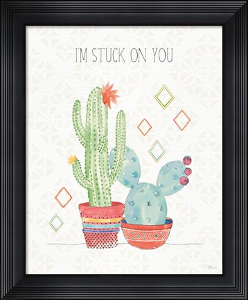 Framed Sweet Succulents II Print