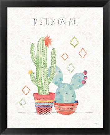 Framed Sweet Succulents II Print