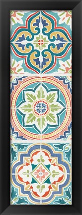 Framed Colorful Journey VII Print