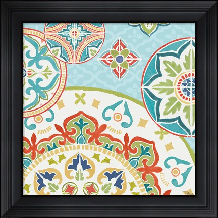 Framed Colorful Journey III Print