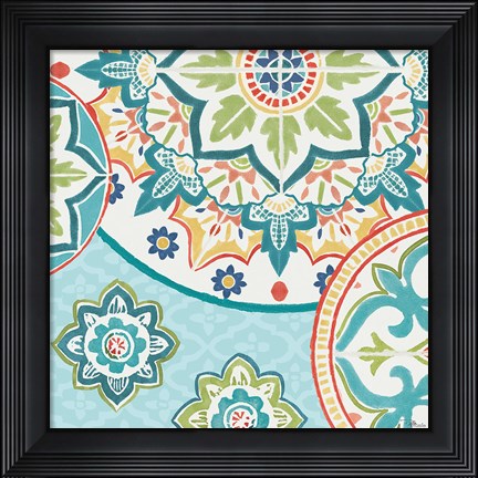 Framed Colorful Journey II Print