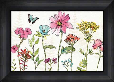 Framed Simply Petals V Print