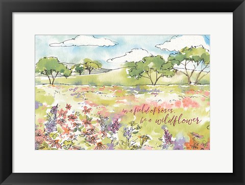 Framed Simply Petals VIII Print