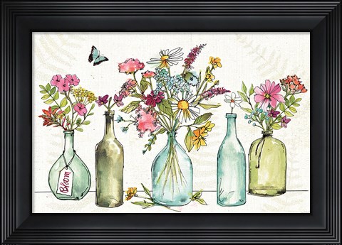 Framed Simply Petals I Print