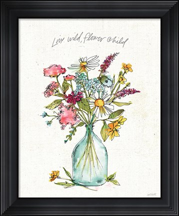 Framed Simply Petals II Print