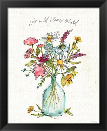 Framed Simply Petals II Print