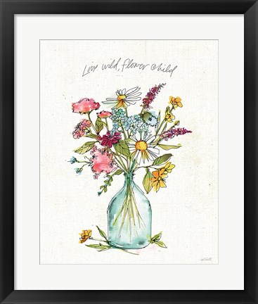 Framed Simply Petals II Print