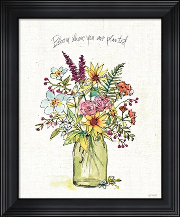 Framed Simply Petals III Print