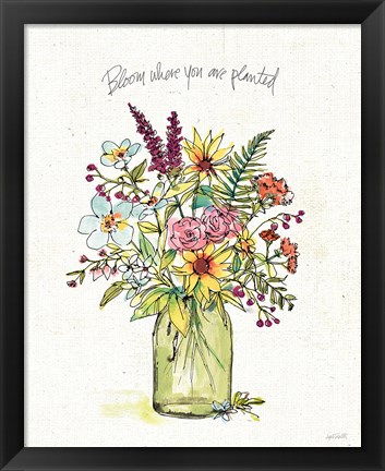 Framed Simply Petals III Print