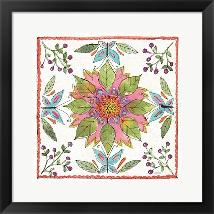 Framed Simply Petals IX Print