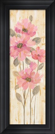 Framed Beautiful Garden Stems I Print