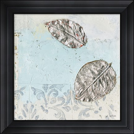 Framed Gracefully Blue II Print