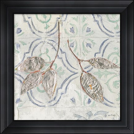 Framed Gracefully Blue III Print
