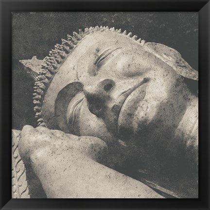 Framed Reclining Buddha Print