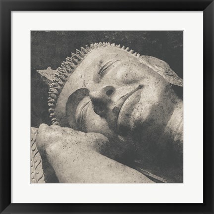 Framed Reclining Buddha Print