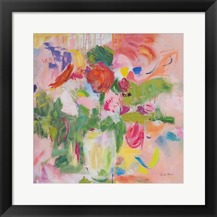 Framed Pink Impressionism Print