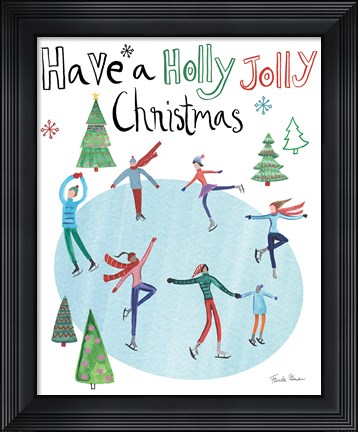 Framed Holiday Festivities II Print