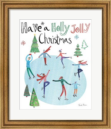 Framed Holiday Festivities II Print