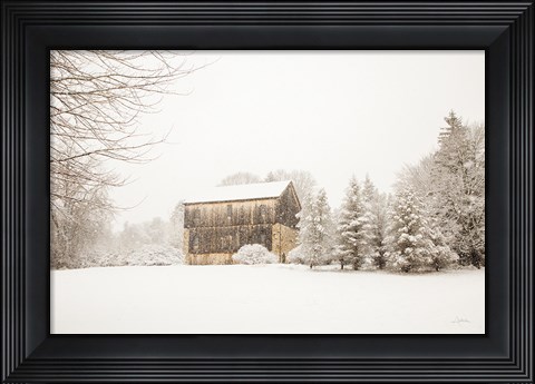Framed First snow Print