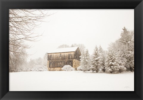 Framed First snow Print