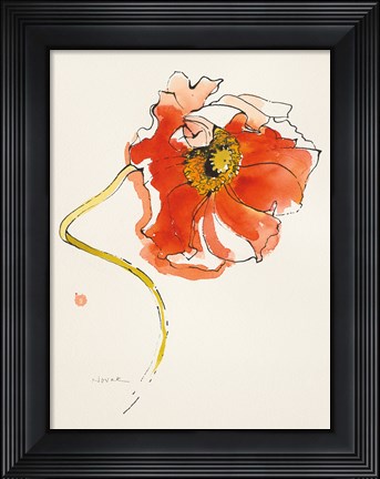 Framed Red Icelands II Print