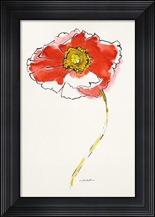 Framed Red Icelands I Print
