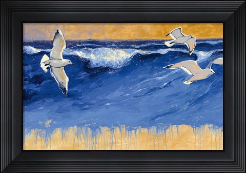 Framed Seagulls Print