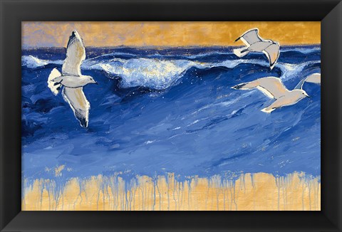 Framed Seagulls Print