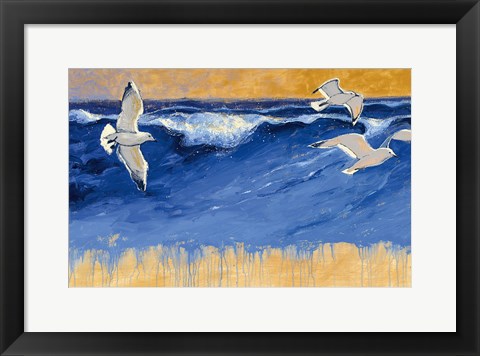 Framed Seagulls Print