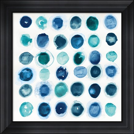 Framed Roundabout Blue Print
