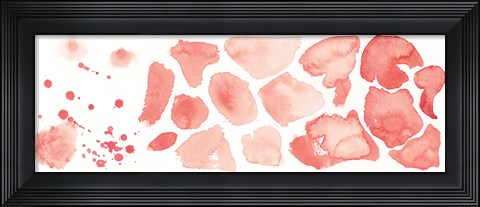 Framed Watercolor Stones VI Print