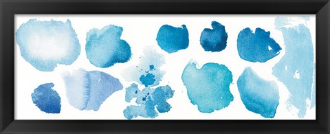 Framed Watercolor Stones V Print