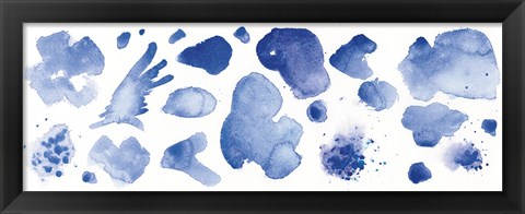 Framed Watercolor Stones IX Print