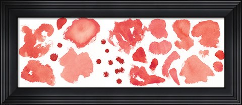Framed Watercolor Stones III Print