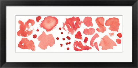 Framed Watercolor Stones III Print